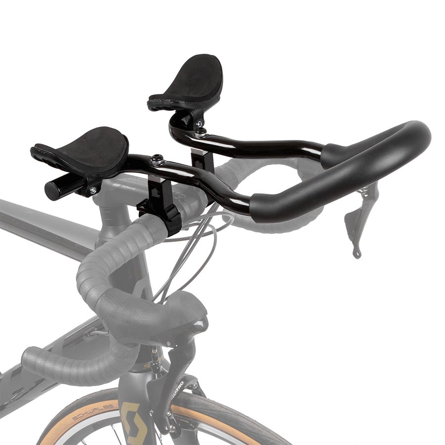 Ventura Tri Bar : Aluminum : Black - The Bike Hub