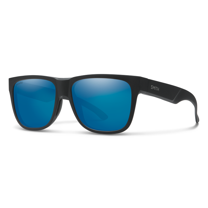 Smith Optics Sunglasses - Lowdown 2 - Matte Black + ChromaPop Polarized Blue Mirror Lens