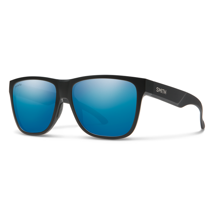 Smith Optics Sunglasses - Lowdown XL 2 - Matte Black + ChromaPop Polarized Blue Mirror Lens