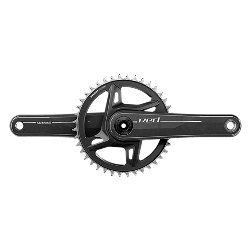 SRAM RED 1x XPLR Wide Crankset - 175mm 13-Speed 42t 8-Bolt Direct Mount DUB Spindle Natural Carbon E1 - The Bike Hub
