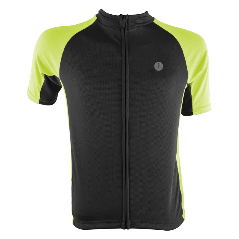 Aerius Road Cycling Jersey LG Unisex Hi-Vis Yellow - The Bike Hub