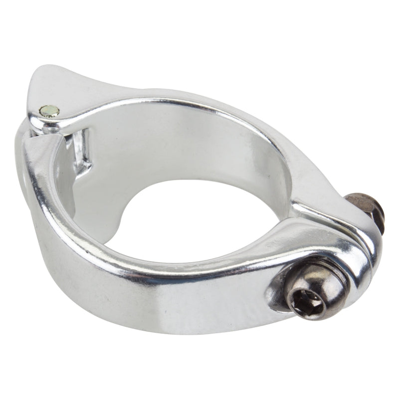 Sunlite Sunlite Braze-on adapter Braze-on Adapter Clamp 34.9mm Silver - The Bike Hub