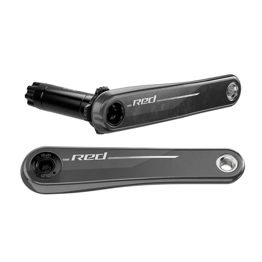 SRAM RED 1x XPLR Wide Crank Arm Assembly - 167.5mm 13-Speed 8-Bolt Direct Mount DUB Spindle Natural Carbon E1 - The Bike Hub