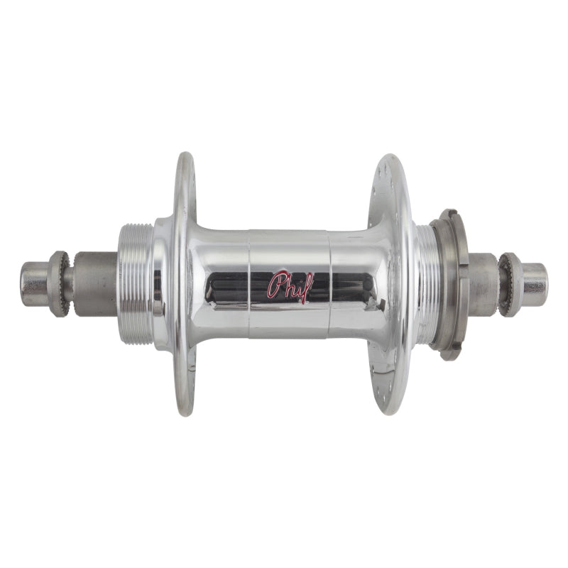 Phil Wood High Flange Rear Hub - Threaded x 120mm Rim Brake