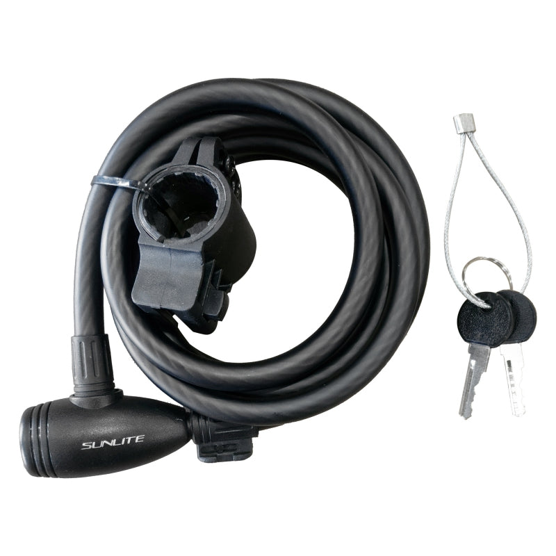 Sunlite Integrated Keyed-A-Like Cable 12mm 6`/183cm Keyed Alike Blk Included 