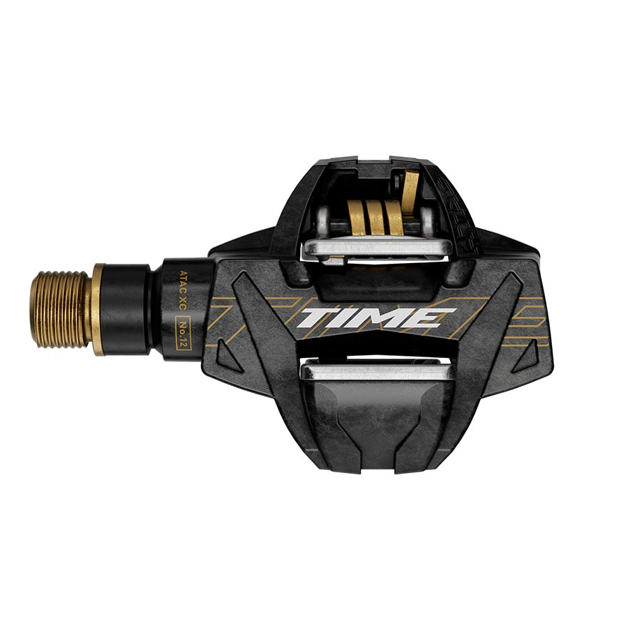 Time ATAC XC 12 Pedals - Dual Sided Clipless Carbon 9/16&quot; Carbon/Gold B1