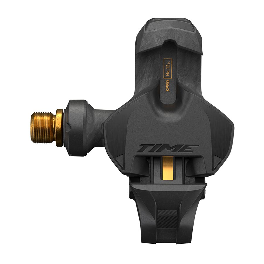 Time XPRO 12SL Pedals - Single Sided Clipless Carbon 9/16&quot; Carbon/Gold QF 51 B1