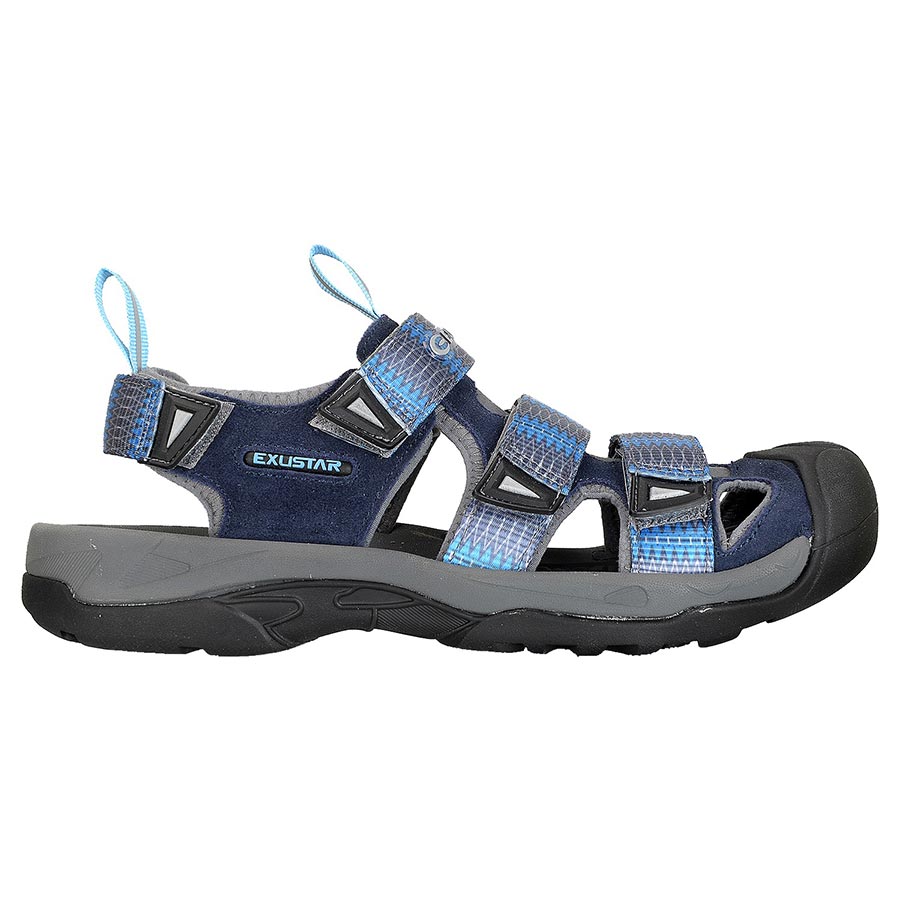 Exustar E-SS515 Clipless Sandals Blue 41-42 Euro or 8-8.5 US
