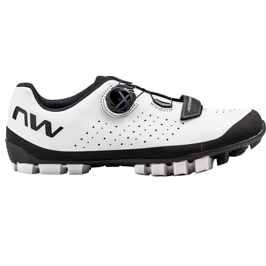 Northwave HAMMER PLUS MTB Shoes Light Grey/Black 46 Pair - The Bike Hub