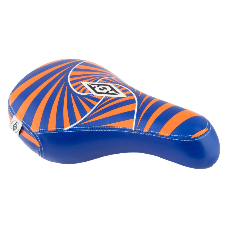 Alienation Psycho BMX Pivotal Vinyl Orange/Blue 235mmx140mm - The Bike Hub