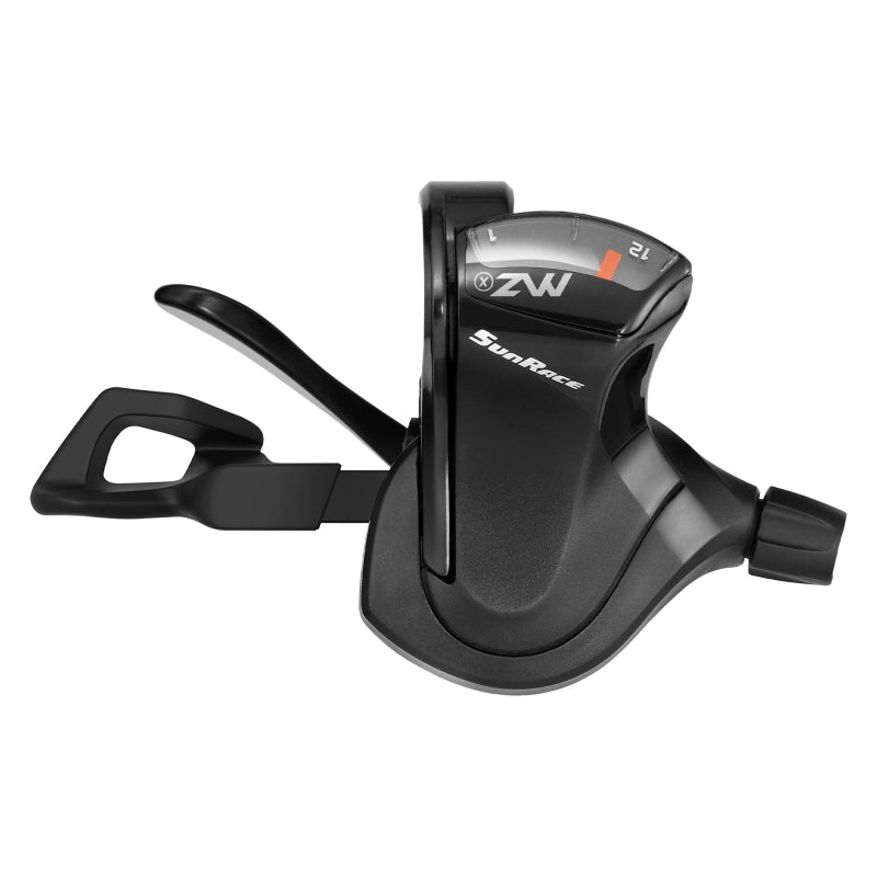 Sunrace DL-MZ33X Trigger Shifter DLMZ33X w/ Display Right 12sp 1 to 1 Blk - The Bike Hub