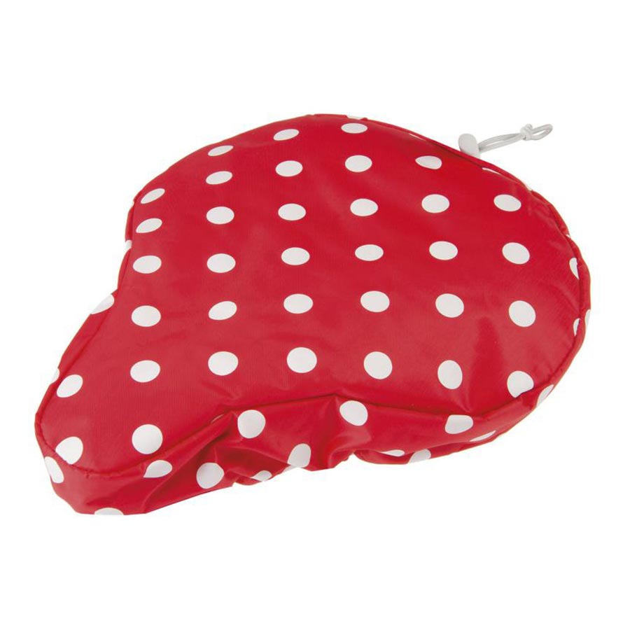 M-Wave Fun Print Seat Cover 230 x 250mm Red Polka Dots