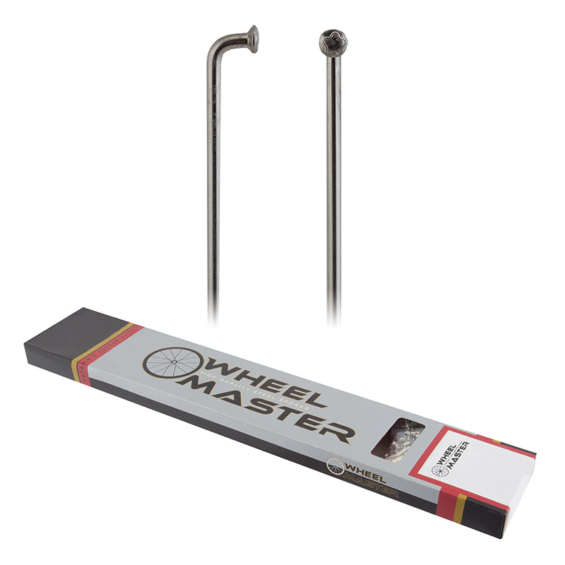 Wheel master Standard Steel Spokes J-Bend 2.0 (14G) 306mm Box of 144 Steel Chrome Yes - The Bike Hub