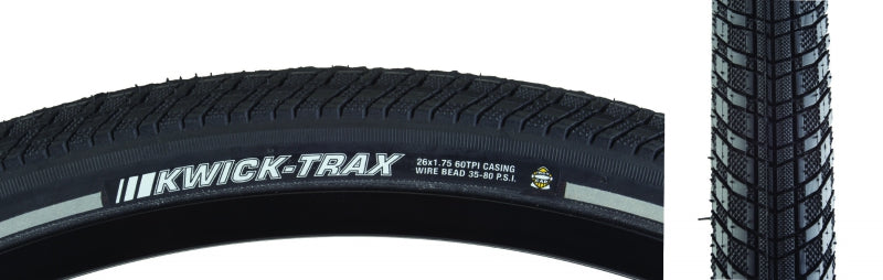 Kenda Kwick Trax 26x1.75 Standard Tire - The Bike Hub