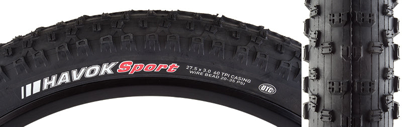 Kenda Havok Sport DTC 27.5x3.0 Standard Tire - The Bike Hub