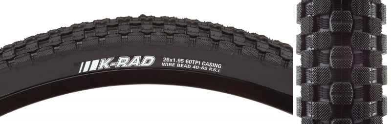 Kenda K-Rad Sport 26x1.95 Standard Tire - The Bike Hub