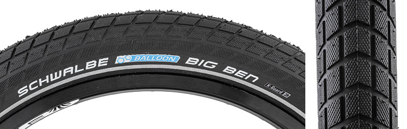 Schwalbe Big Ben Tire - 27.5 x 2 Clincher Wire Black Active SBC K-Guard - The Bike Hub