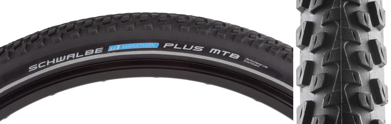 Schwalbe Marathon Plus MTB Performance Twin SmartGuard 27.5x2.1 Standard Tire - The Bike Hub