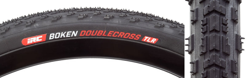 IRC Boken Double Cross Tire 700 x 42c -TLR - Black - The Bike Hub