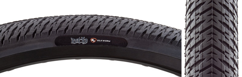 Maxxis DTH Tire - 20 x 1 1/8 Clincher Wire Black Dual Silkworm - The Bike Hub