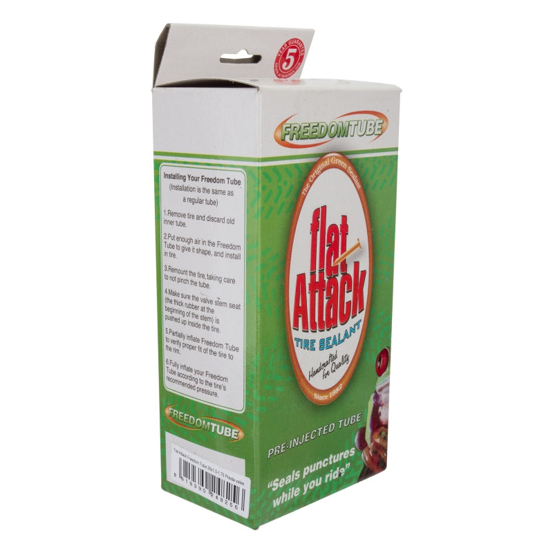 Flat attack Flat Attack Tube 26x1.50-1.75 PV 40mm 0d Threaded Non-Removable - The Bike Hub