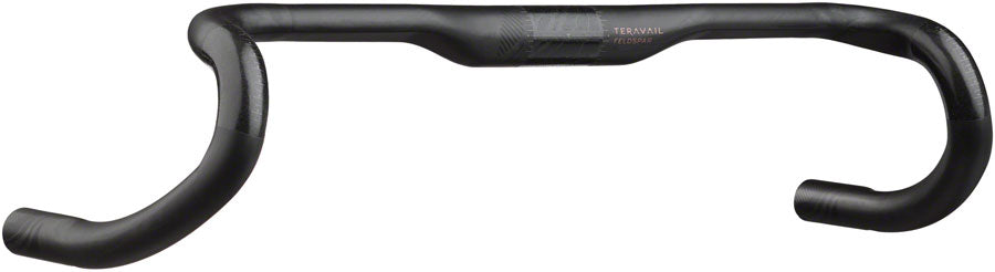 Teravail Feldspar Carbon Drop Handlebar - Carbon 31.8mm 48cm Black
