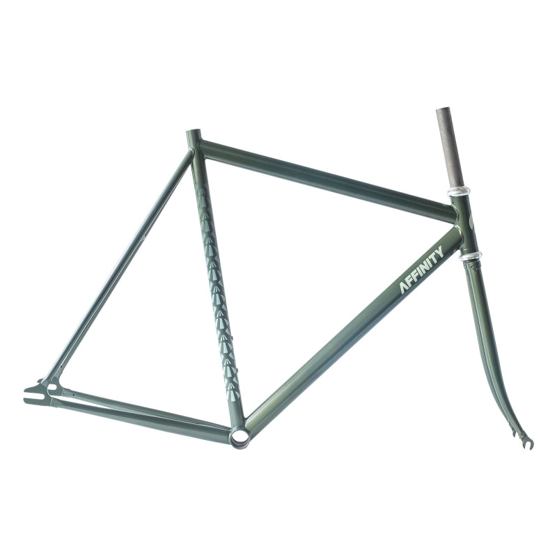 Affinity Lo Pro Track Frameset MD 570mm 530mm 115mm 75° 72.5° 405mm 27.2mm - The Bike Hub