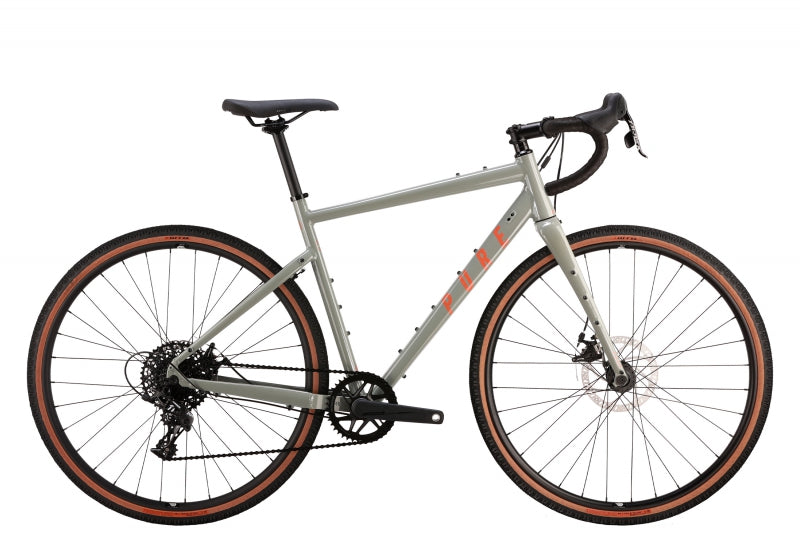 Pure cycles Adventure AL Step-Over 45 cm / XS Agave 700c Black 11 Speed Disc Brakes - The Bike Hub