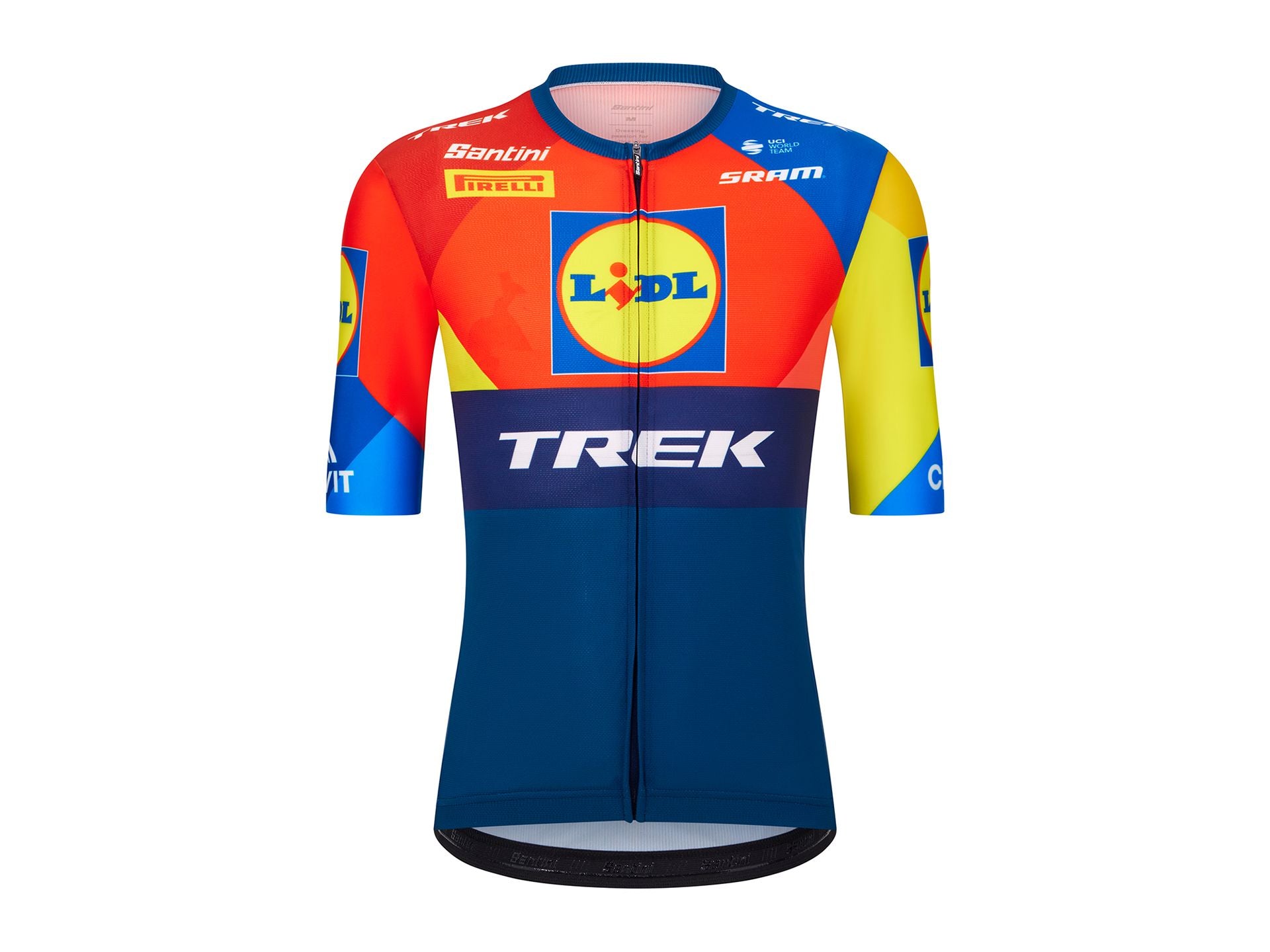 Santini Trek Replica X-Large Blue/Yellow Jersey