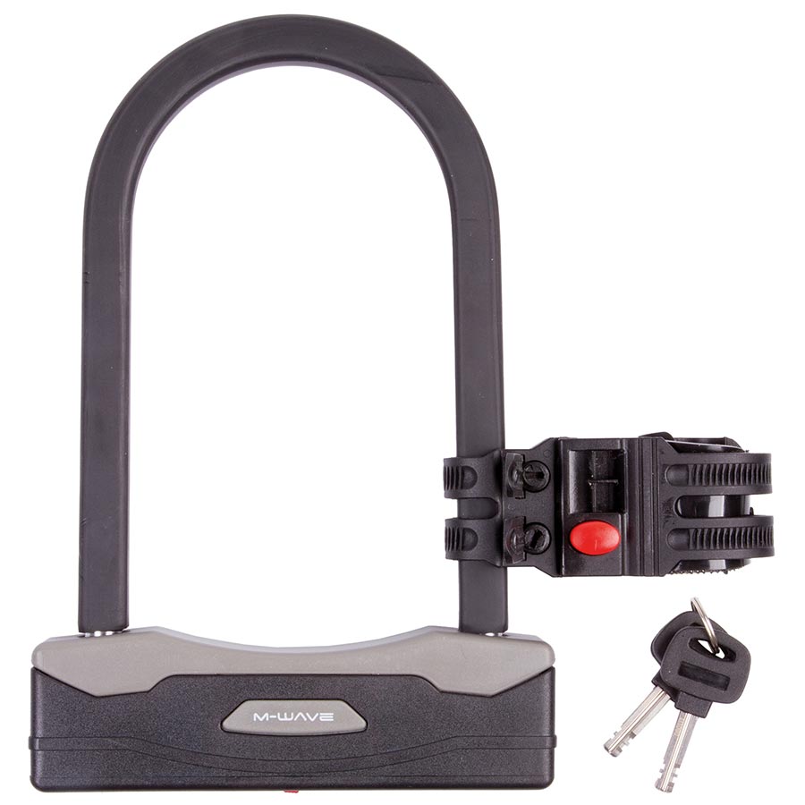 M-Wave B 247 U-Lock Key 106x188mm Thickness in mm: 15mm Black