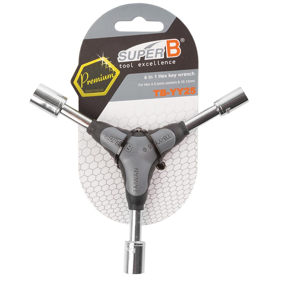 Super-B TB-YY 25 Y Wrench Box 8 10 12mm Hex 4 5 6mm - The Bike Hub