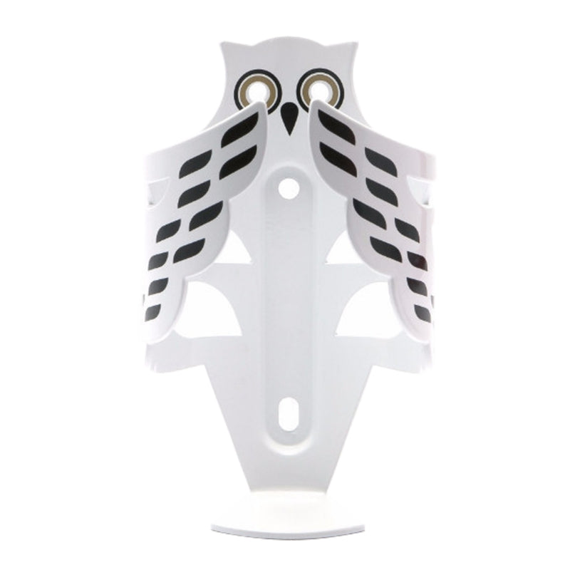 Portland Design Works The Snow Owl Cage Bottle Cage White/Gold - The Bike Hub