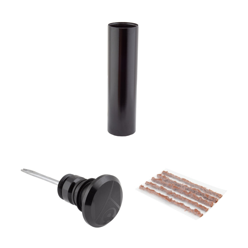 Origin8 MTB Bar End Tubeless Tire Repair Kit MTB Black - The Bike Hub