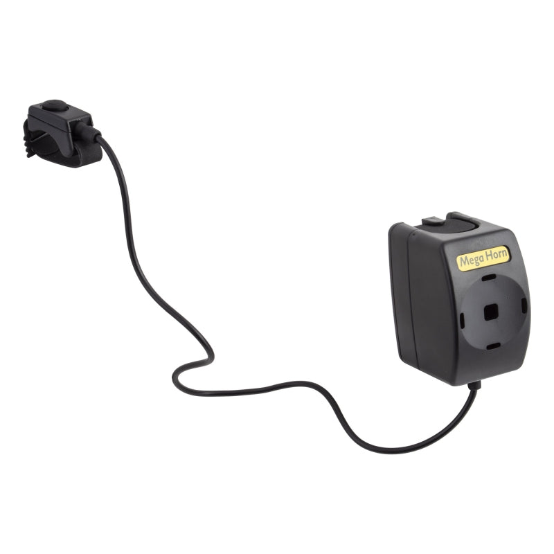 Mega horn Worlds Best Bike Horn 105db Electric Black - The Bike Hub