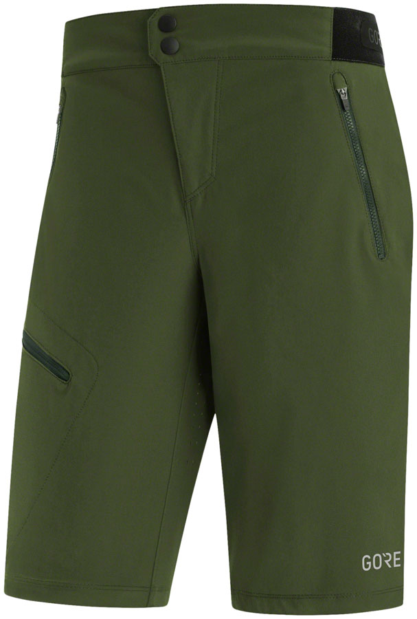 GORE C5 Shorts - Utility Green Womens Large