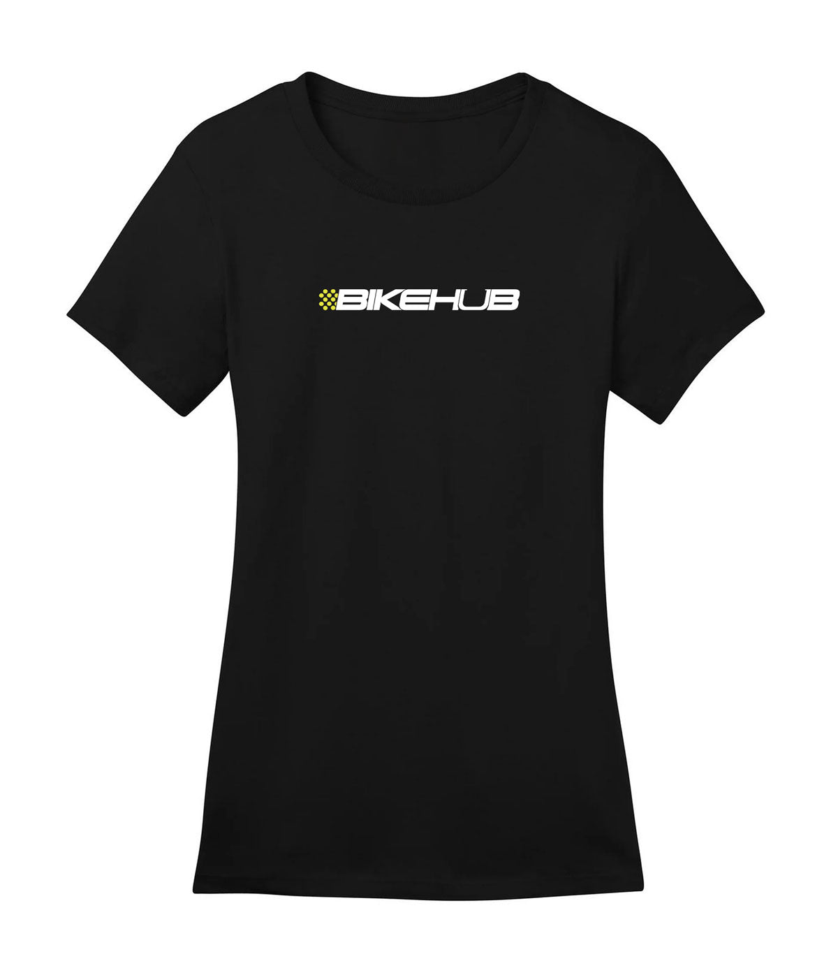 Bike Hub Classic Dots Logo T-Shirt - Womens Black Medium