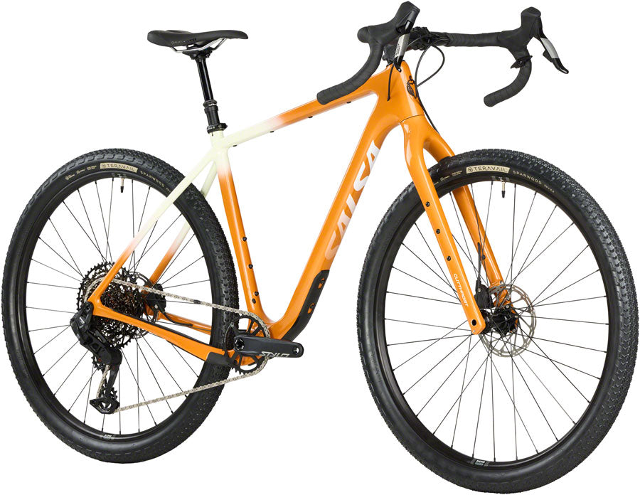 Salsa Cutthroat C Apex AXS Transmission Bike - 29" Carbon Tangerine 60cm - The Bike Hub