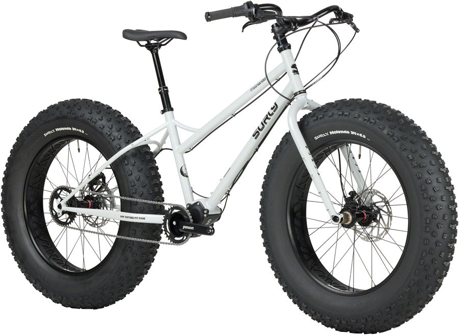 Surly Moonlander Fat Tire Bike - 24" Steel Lunar Dust Gray Medium - The Bike Hub