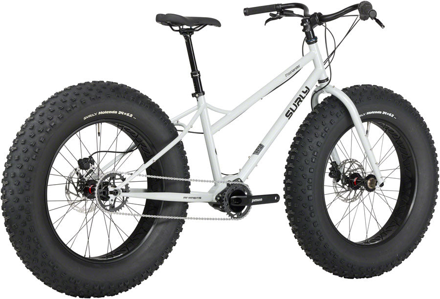 Surly Moonlander Fat Tire Bike - 24" Steel Lunar Dust Gray X-Large - The Bike Hub