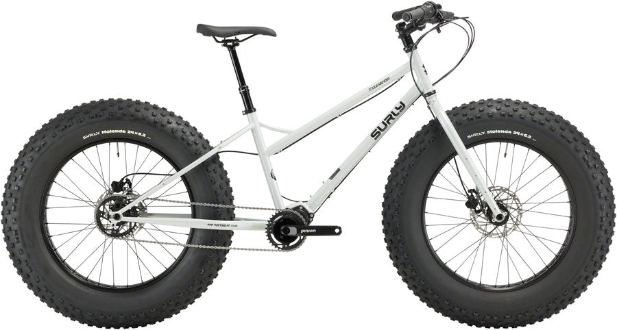 Surly Moonlander Fat Tire Bike - 24" Steel Lunar Dust Gray Small - The Bike Hub