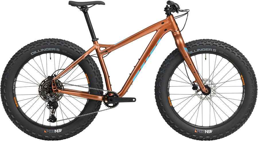 Salsa Heyday! Cues Fat Tire Bike - 26&quot; Aluminum Bronze Medium - The Bike Hub