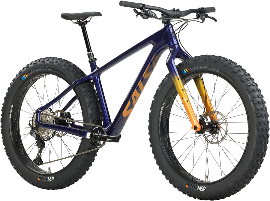 Salsa Beargrease C XT Fat Tire Bike - 27.5" Carbon Indigo Large - The Bike Hub