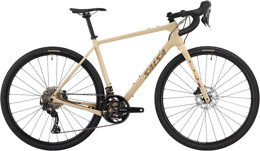 Salsa Warbird C GRX 820 2x12 Bike - 700c Carbon Tan 49cm