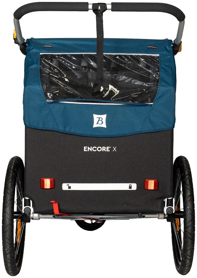 Burley Encore X Child Trailer - Double Pacific Blue - The Bike Hub