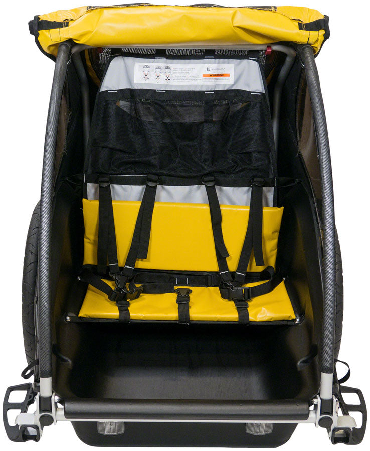 Burley Rental Cub Trailer - Yellow - The Bike Hub