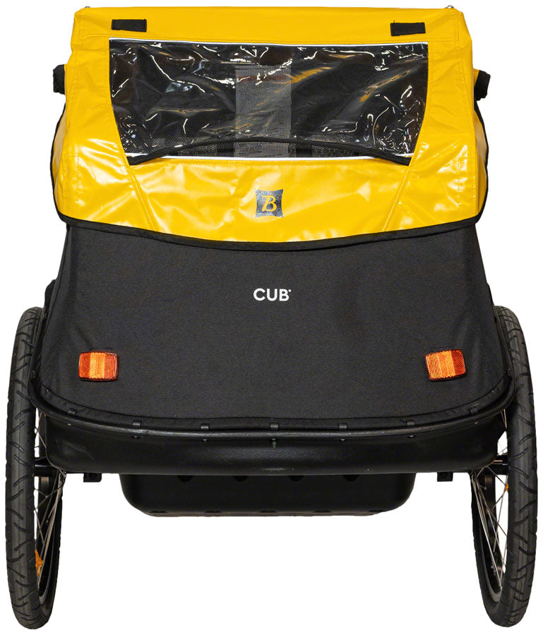 Burley Rental Cub Trailer - Yellow - The Bike Hub