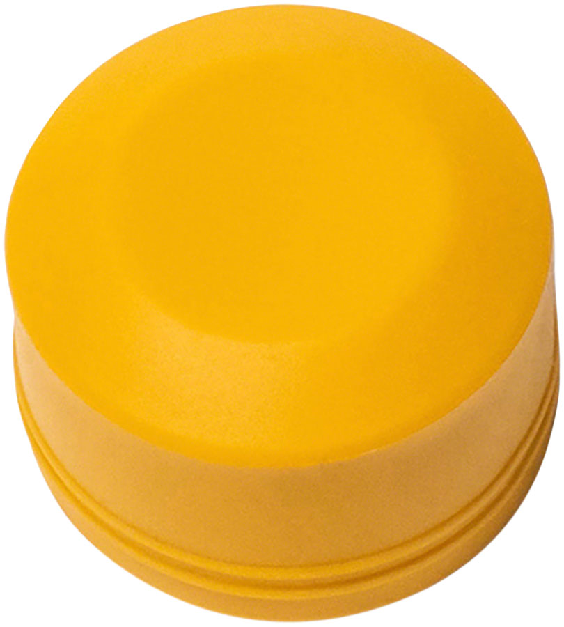 Burley Flat Dust Cap for Push Button Wheels - Yellow