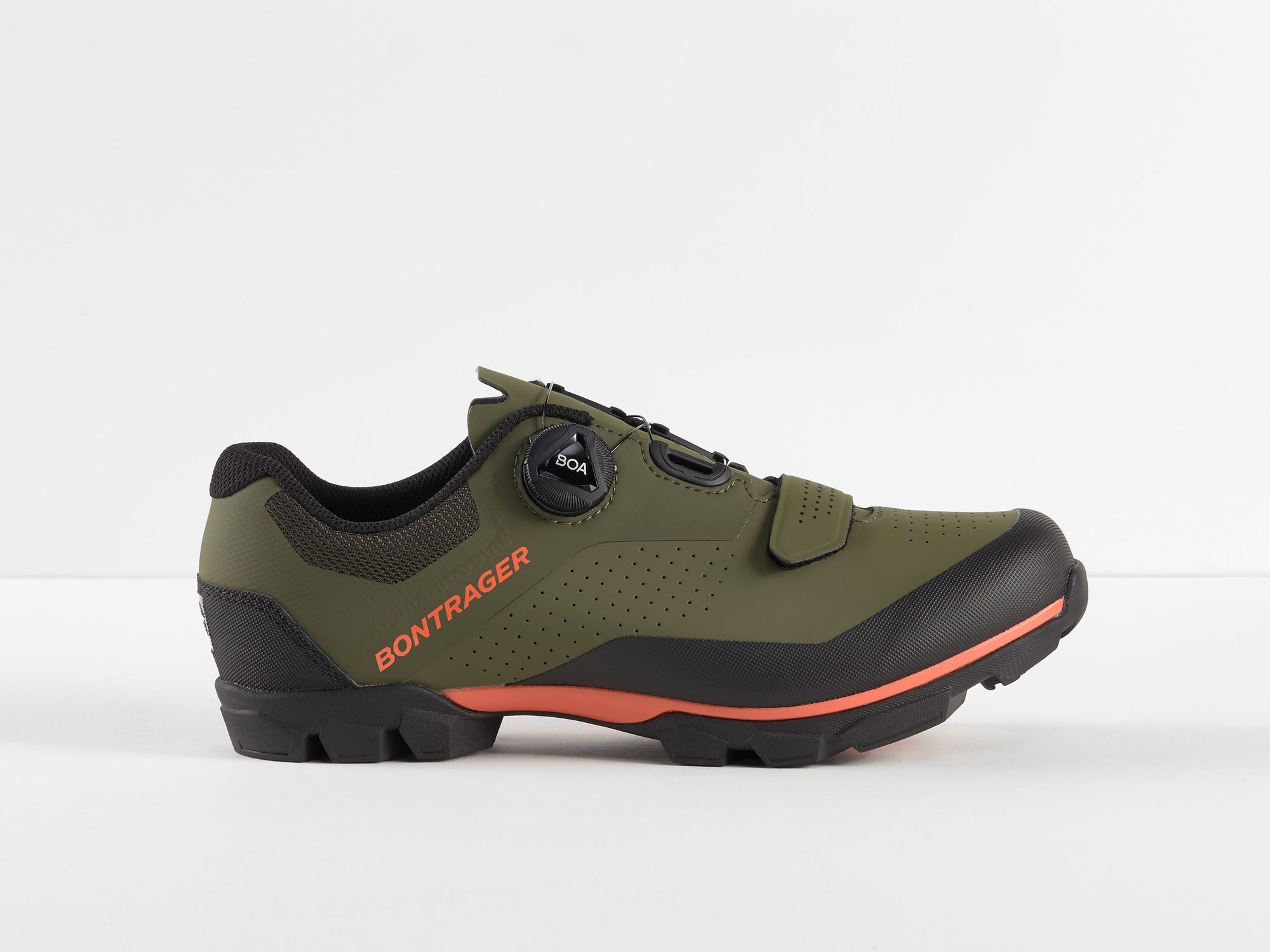 Bontrager Foray Mountain 39.5 Olive Grey/Radioactive OG Shoe