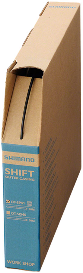 Shimano OT-SP41 Derailleur Housing - 4mm x 50m Box Black - The Bike Hub