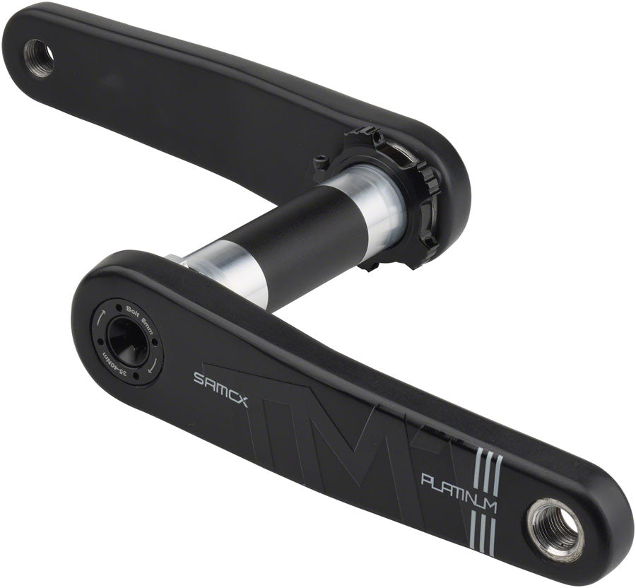 Samox Platinum TM-1 Carbon Crankset - 170mm 3-Bolt Direct Mount DUB Spindle BLK - The Bike Hub